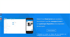 Desktop Screenshot of owncloud-italia.com